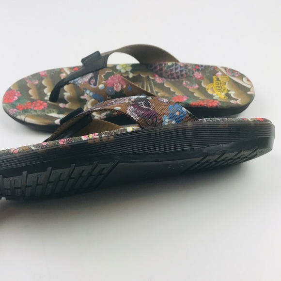 Dr. Martens | Shoes | Dr Martens Mens Mana Tattoo Koi Fish Flip Flops | Poshmark